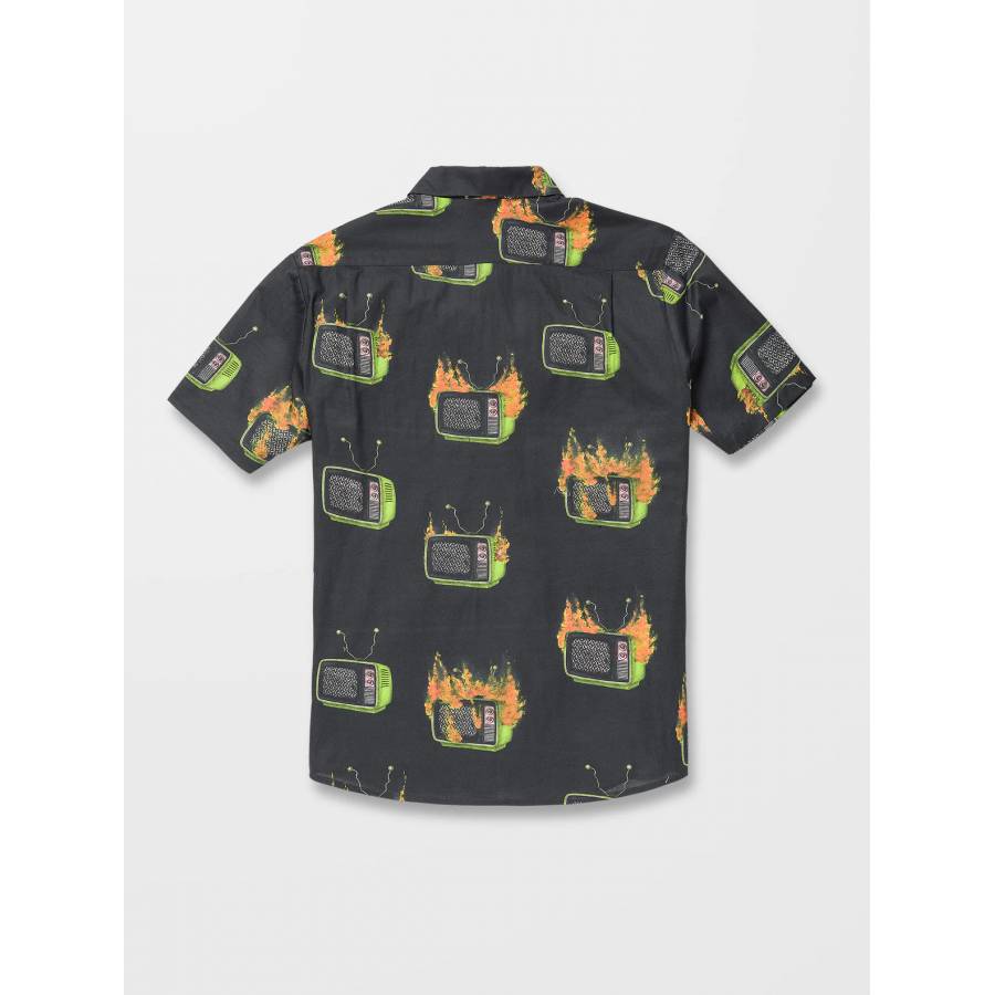 Volcom Justin Hager Woven Shirt - Black