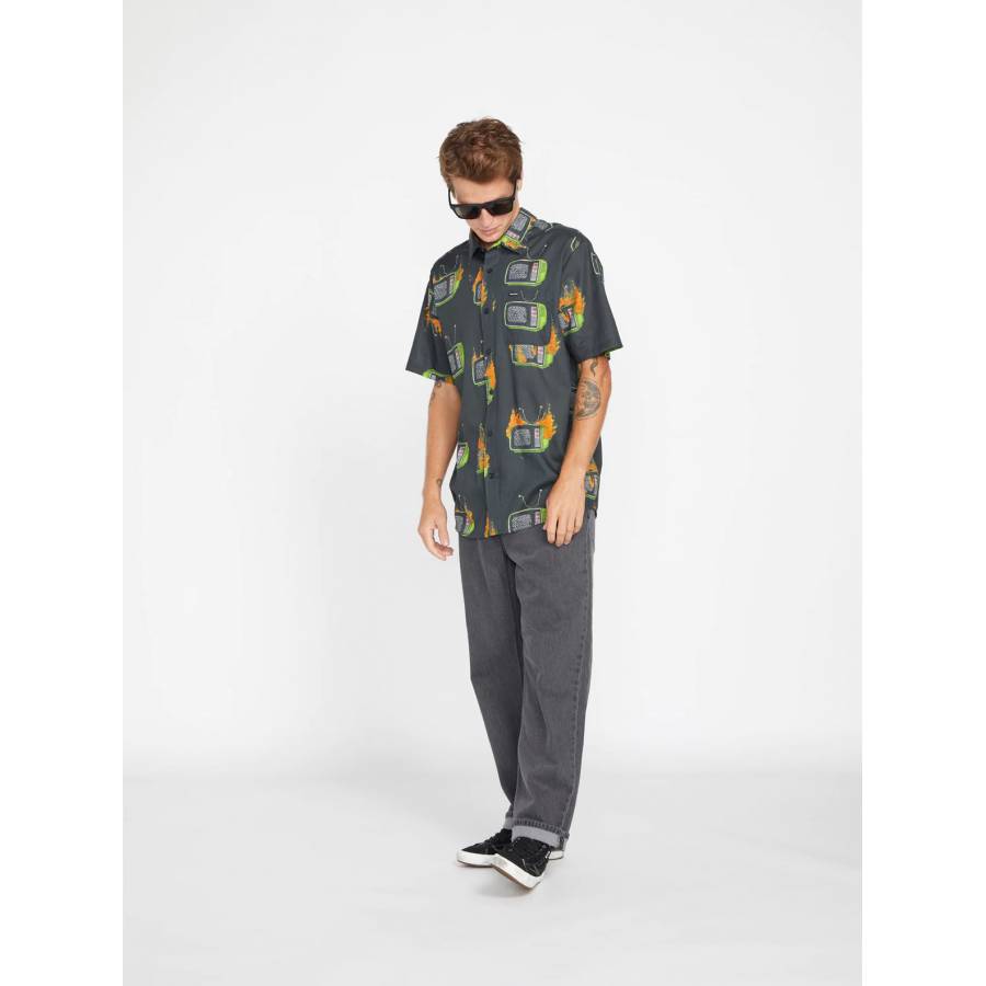 Volcom Justin Hager Woven Shirt - Black