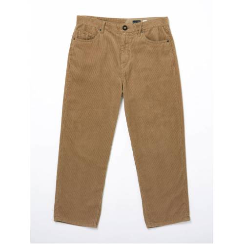 Volcom Billow Tapered Corduroy Trousers - Khaki