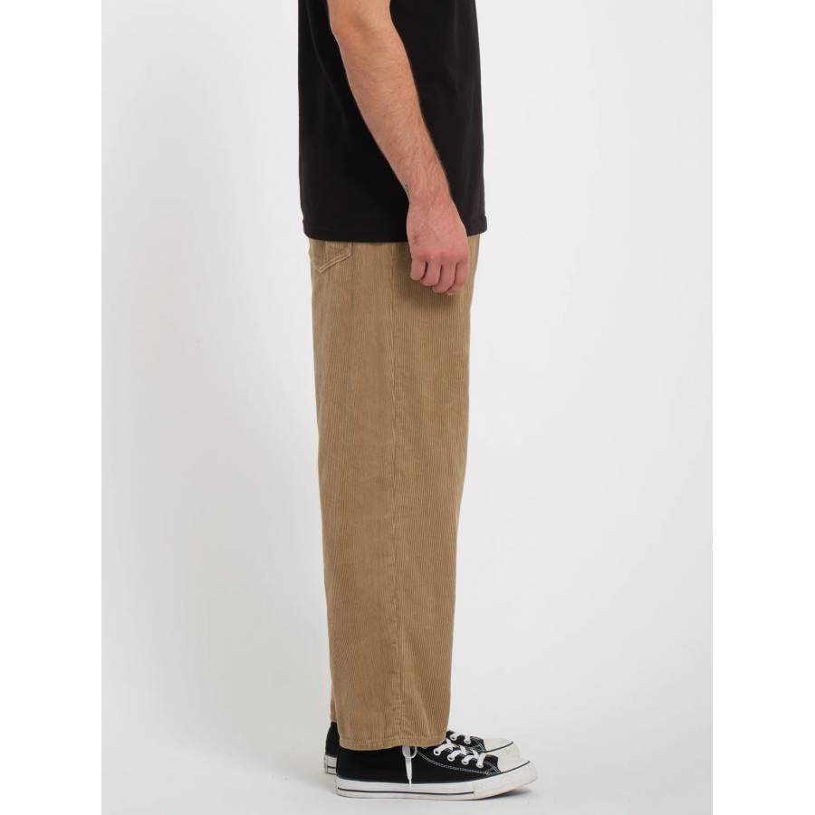 Volcom Billow Tapered Corduroy Trousers - Khaki