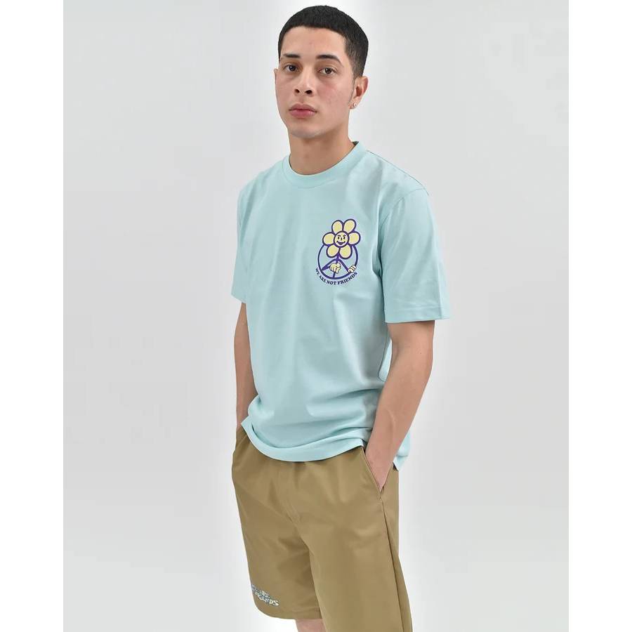 We Are Not Friends Daisy Logo Sea Salt T-Shirt - V...