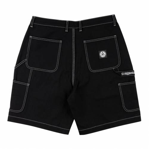 Welcome Brace Canvas Carpenter Shorts - Black