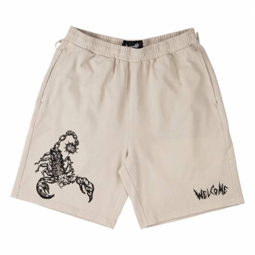 Welcome Mace Jersey Shorts - Moon