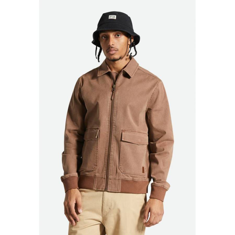Brixton Dillinger Station Jacket - Sepia Sol Wash