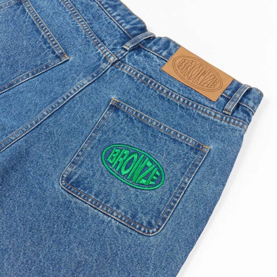 Bronze 56K Denim Jorts - Blue