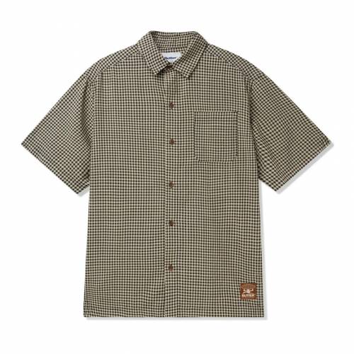 Butter Gingham S/S Shirt - Natural / Black