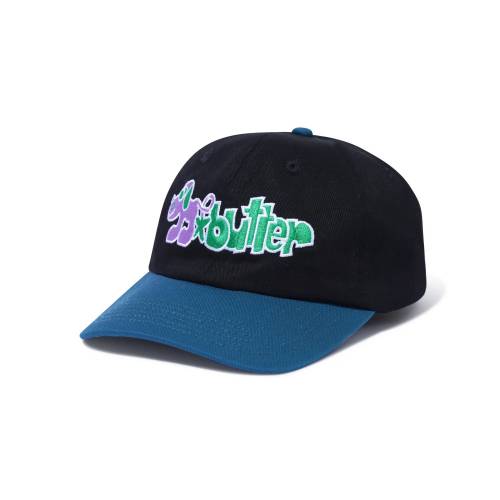 Butter Pooch 6 Panel Cap - Black / Teal