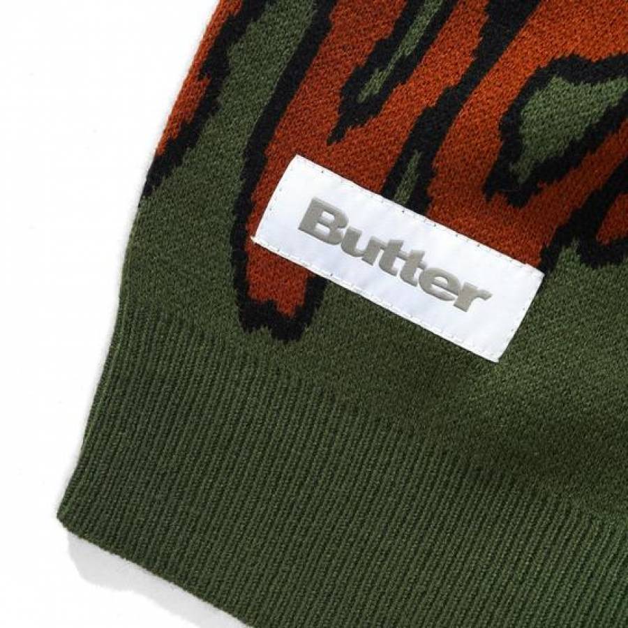 Butter Frenzy Knit Sweater - Fatigue
