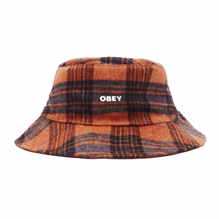 Obey Sam Reversible Bucket Hat - Chilli