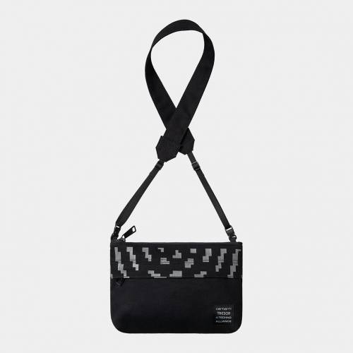 Carhartt WIP X Tresor Way Of The Light Strap Bag - Black / Dark Grey Reflective