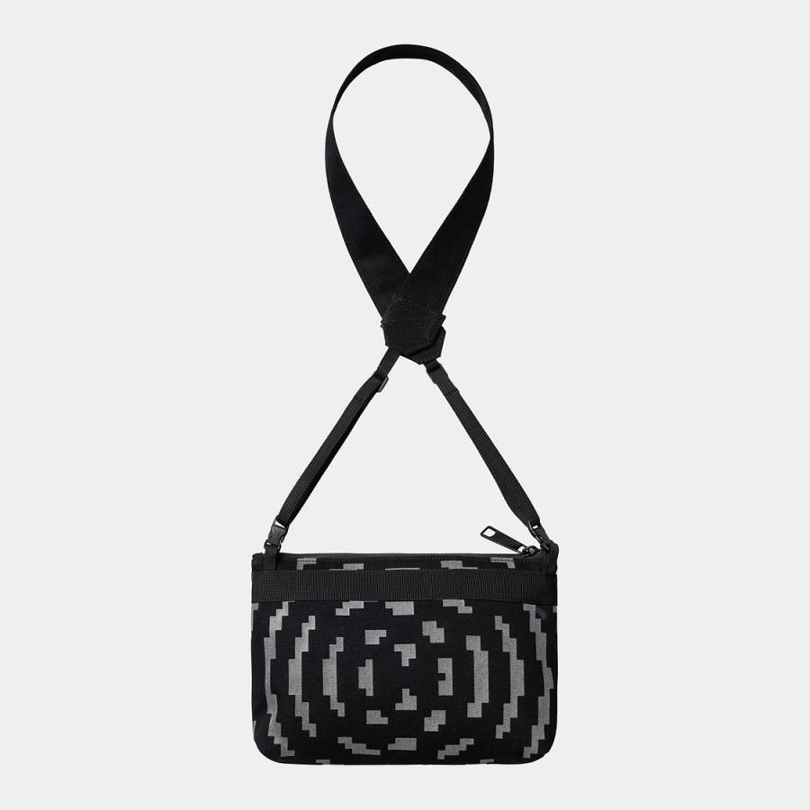 Carhartt WIP X Tresor Way Of The Light Strap Bag - Black / Dark Grey Reflective