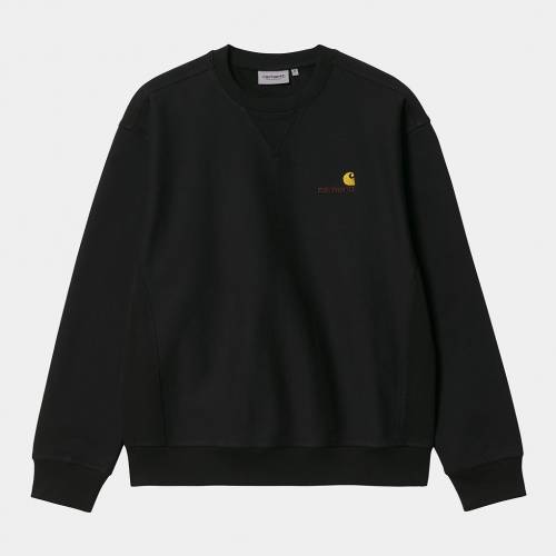 Carhartt WIP American Script Sweatshirt - Black