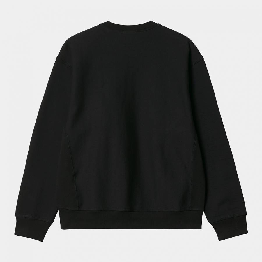 Carhartt WIP American Script Sweatshirt - Black