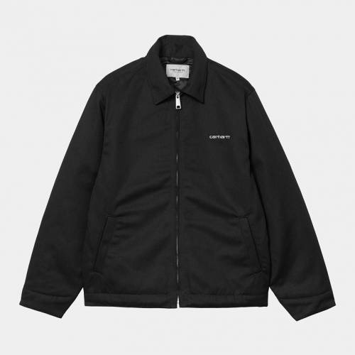 Carhartt WIP Module Script Jacket - Black / White (Rigid)