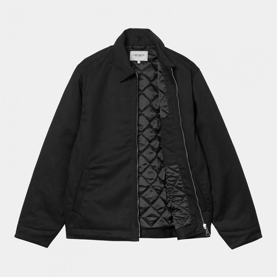Carhartt WIP Module Script Jacket - Black / White (Rigid)