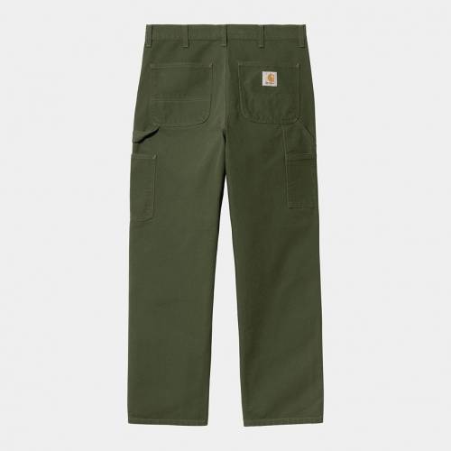 Carhartt WIP Single Knee Pant - Tarragon (Rinsed)