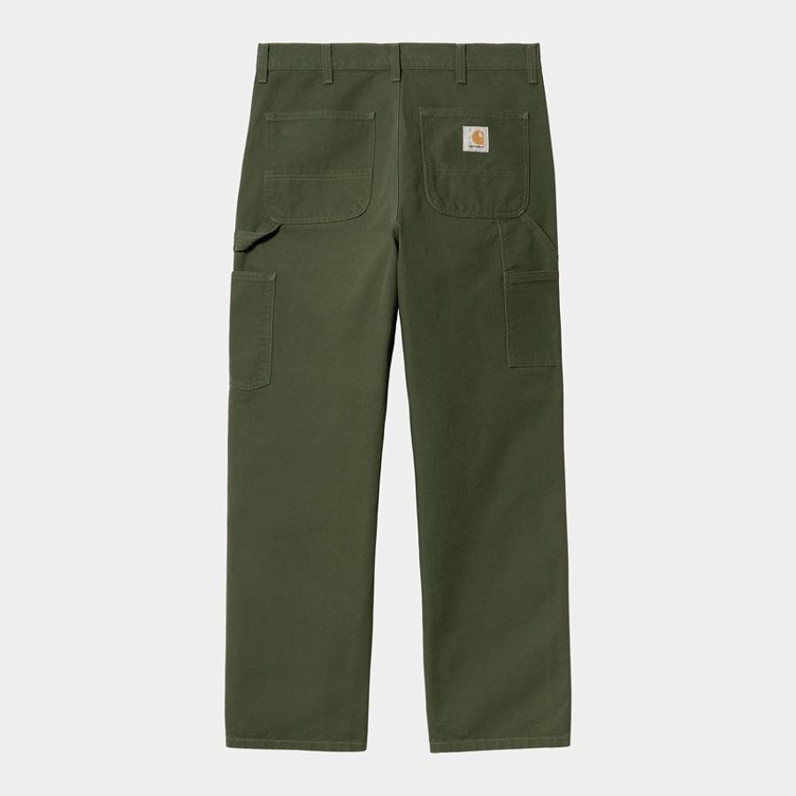 Carhartt WIP Single Knee Pant - Tarragon (Rinsed)