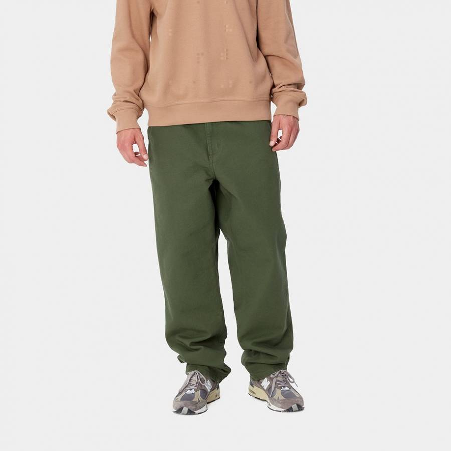 Carhartt WIP Single Knee Pant - Tarragon (Rinsed)