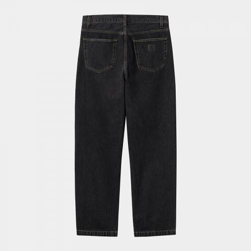 Carhartt WIP Aaron Pant - Black (Stone Washed)