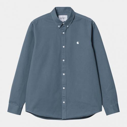 Carhartt WIP L/S Madison Shirt - Positano / Wax