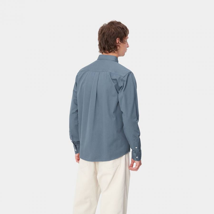 Carhartt WIP L/S Madison Shirt - Positano / Wax
