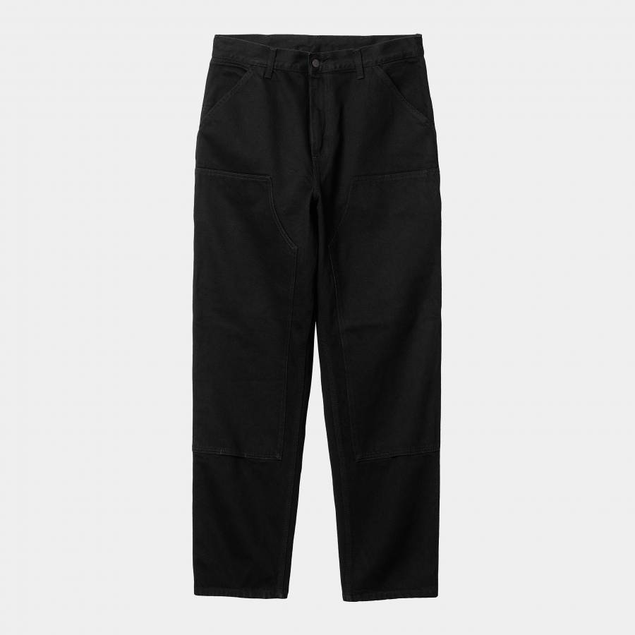 Carhartt WIP Double Knee Pant - Black (Rinsed)