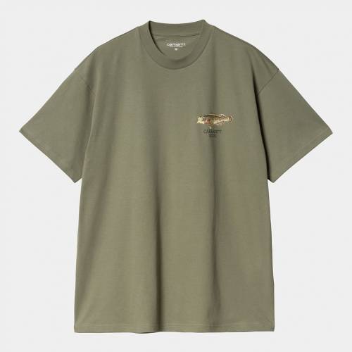 Carhartt WIP S/S Fish T-Shirt - Dollar Green