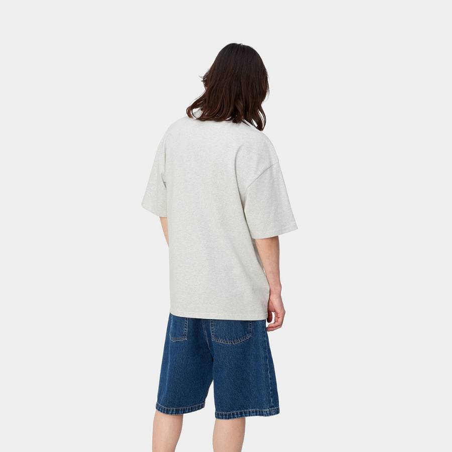 Carhartt WIP S/S Mist T-Shirt - Ash Heather / Chervil