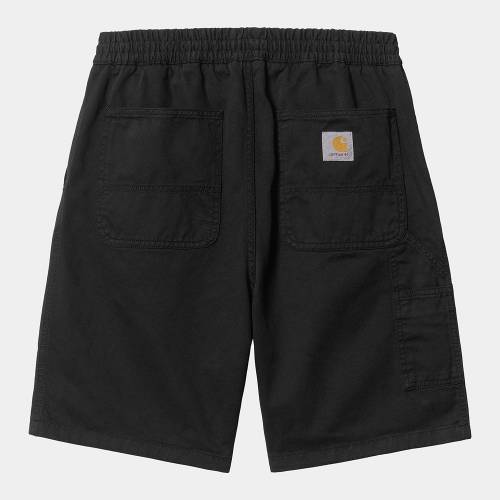 Carhartt WIP Flint Short - Black (Garment Dyed)