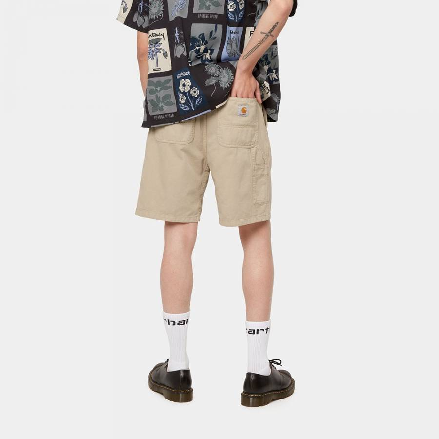 Carhartt WIP Flint Shorts - Wall (Garment Dyed)