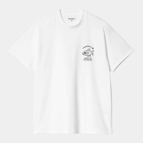 Carhartt WIP S/S Icons T-Shirt - White / Black
