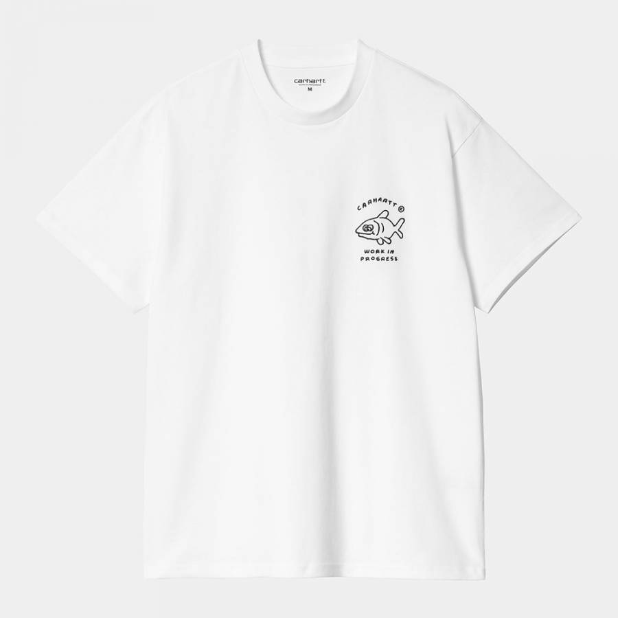 Carhartt WIP S/S Icons T-Shirt - White / Black