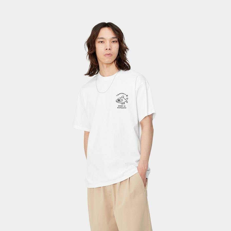 Carhartt WIP S/S Icons T-Shirt - White / Black