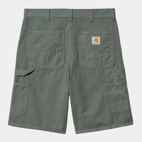 Carhartt WIP Single Knee Short - Park (Garment Dyed)