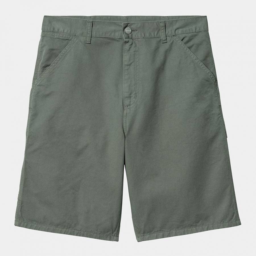 Carhartt WIP Single Knee Short - Park (Garment Dyed)
