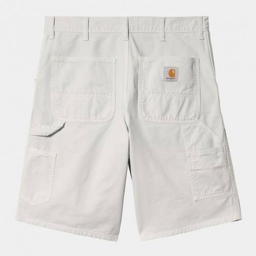 Carhartt WIP Single Knee Short - Sonic Silver (Garment Dyed)