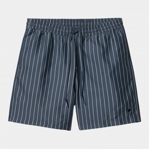 Carhartt WIP Slater Swim Trunks - Cason Stripe AOP / Blue