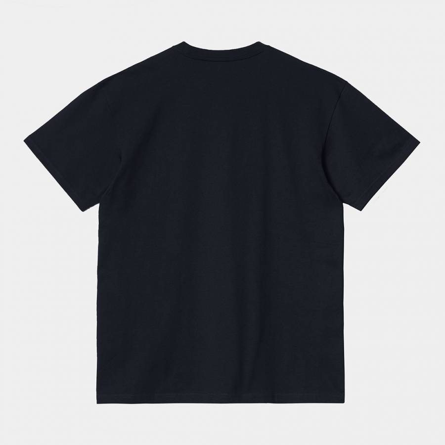 Carhartt WIP S/S Chase T-Shirt - Dark Navy / Gold