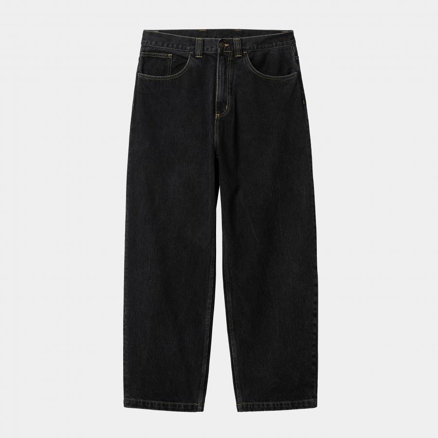 Carhartt WIP Brandon Pant - Black (Stone Washed)