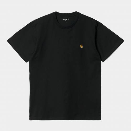 Carhartt WIP S/S Chase T-Shirt - Black / Gold