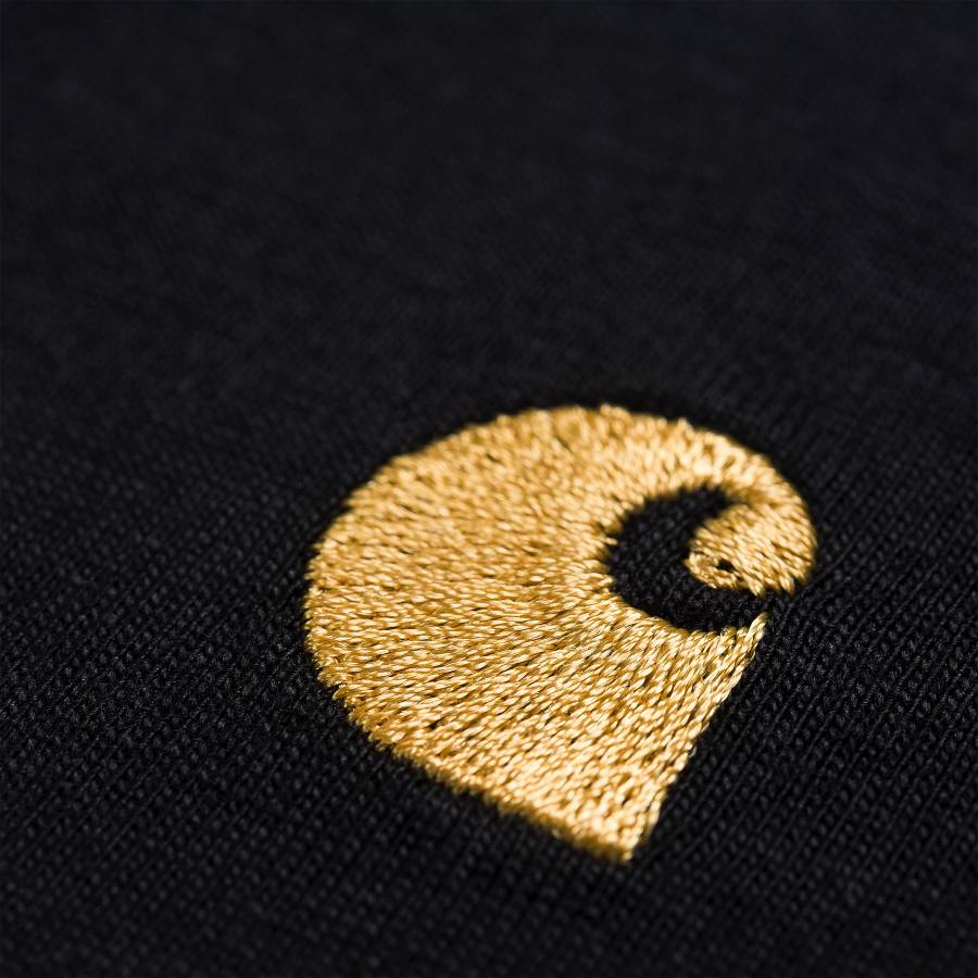 Carhartt WIP S/S Chase T-Shirt - Black / Gold