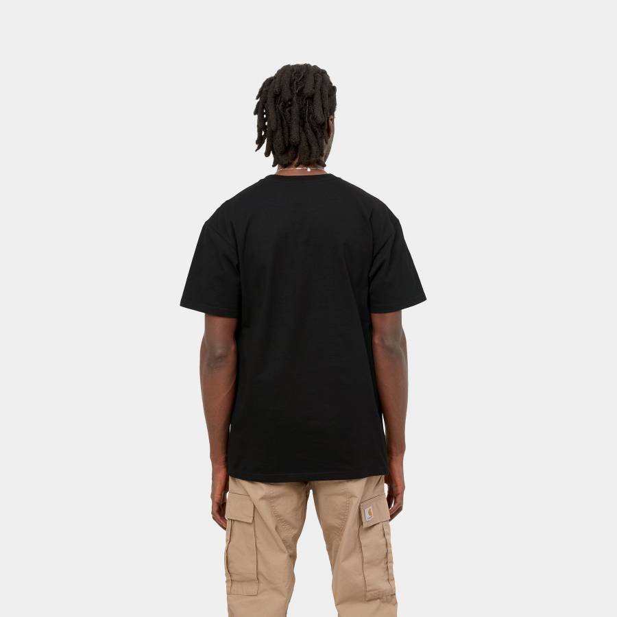 Carhartt WIP S/S Chase T-Shirt - Black / Gold