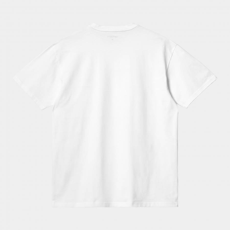 Carhartt WIP S/S Chase T-Shirt - White / Gold