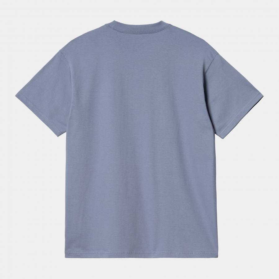 Carhartt WIP S/S Diagram Script T-Shirt - Bay Blue