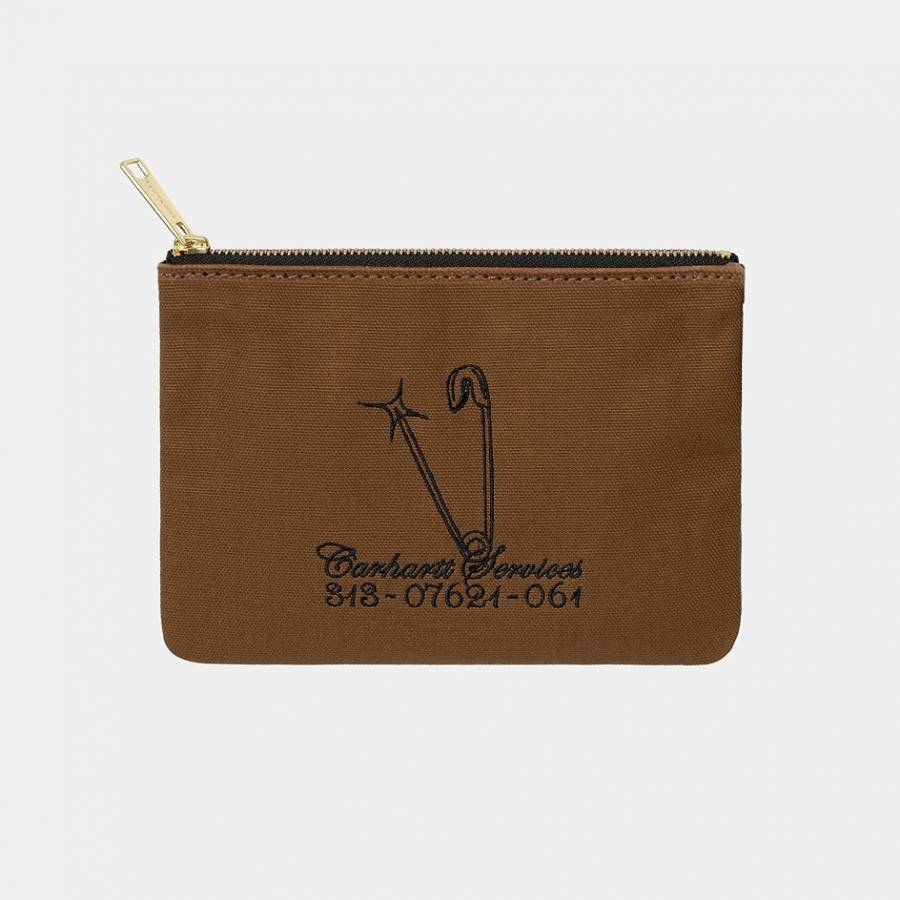 Carhartt WIP Canvas Graphic Zip Wallet - Safety Pi...