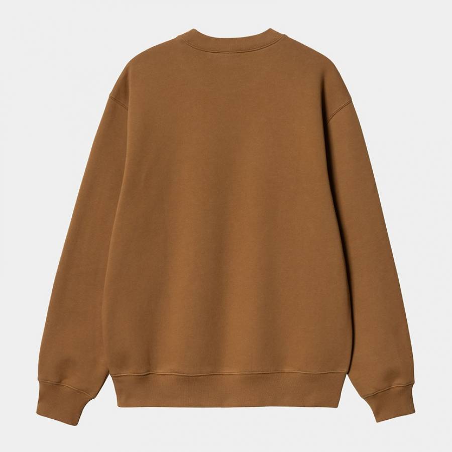 Carhartt WIP Flying Ducks Sweat - Hamilton Brown