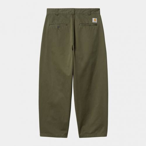 Carhartt WIP Merrick Pant - Office Green (Stone Washed)