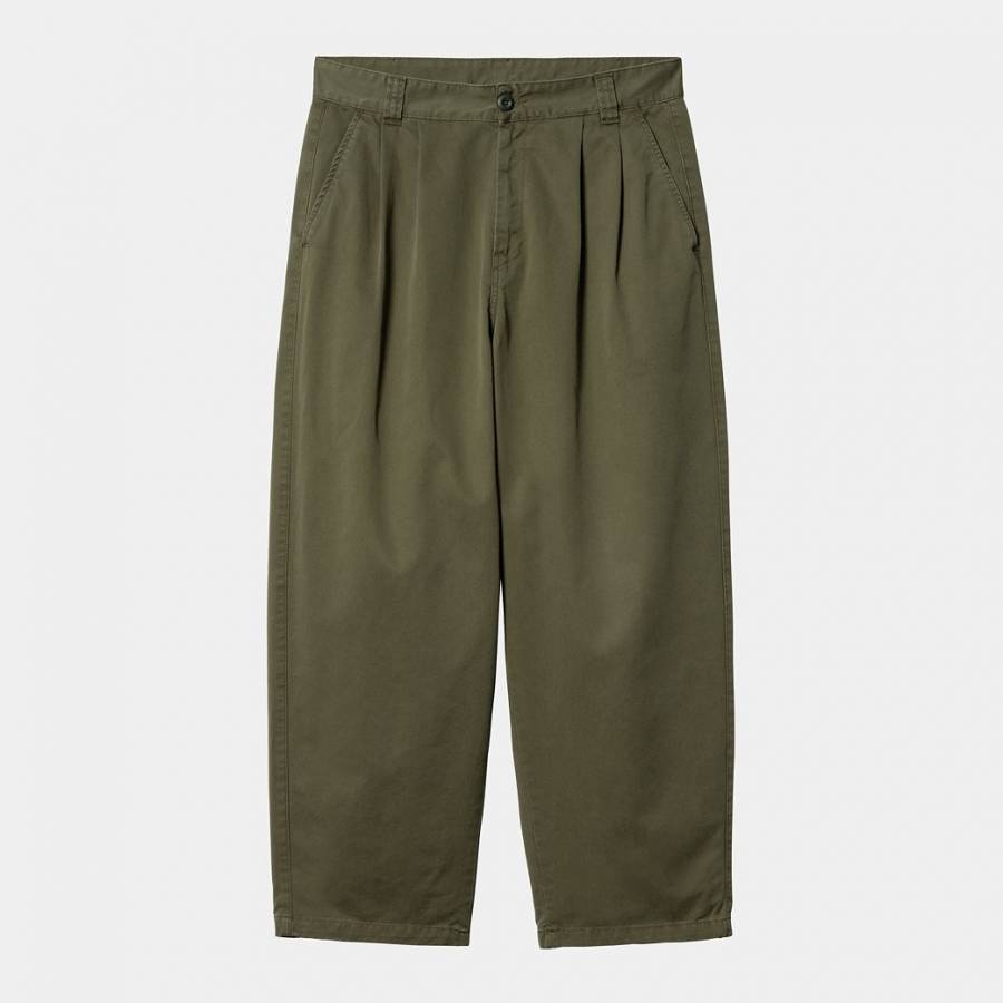 Carhartt WIP Merrick Pant - Office Green (Stone Washed)