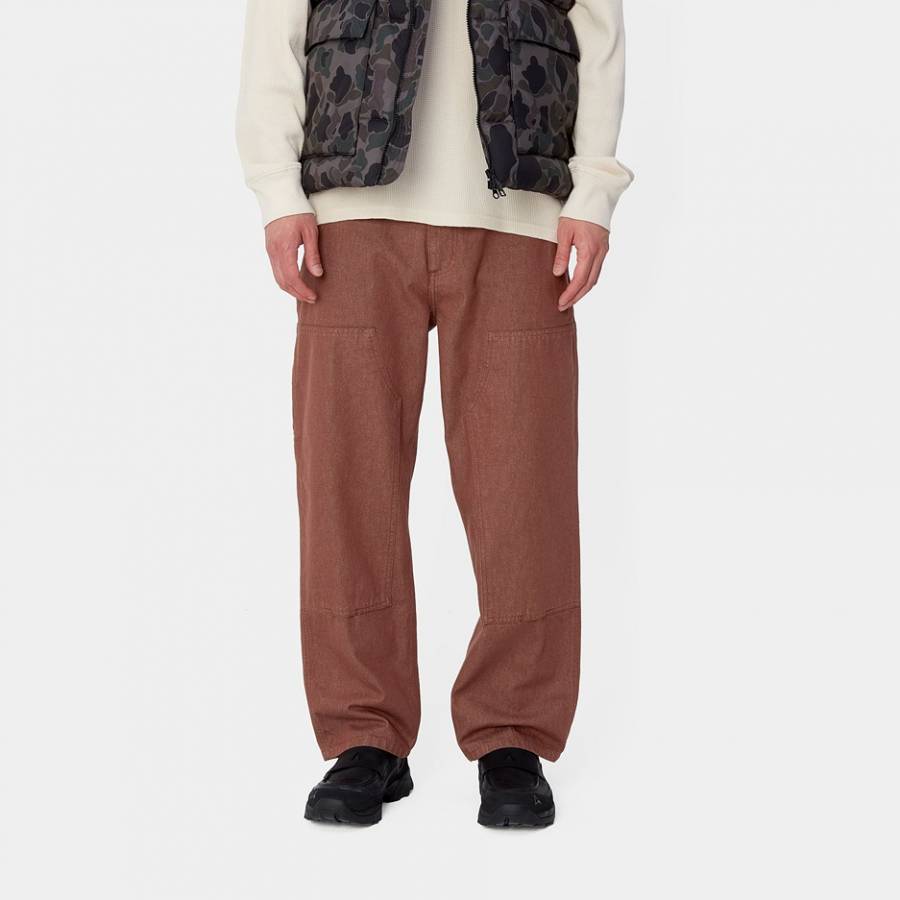 Carhartt WIP Midland Double Knee Pant - Offroad (Rinsed)