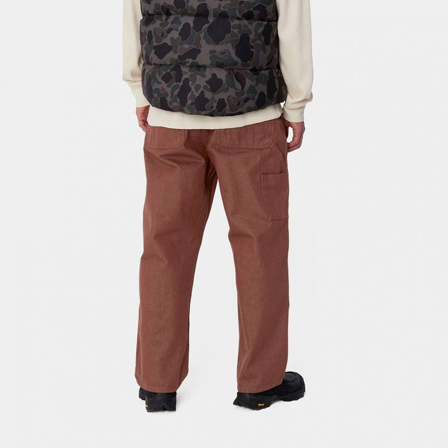 Carhartt WIP Midland Double Knee Pant - Offroad (Rinsed)